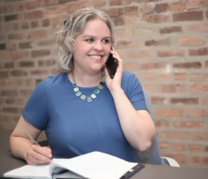 Profoundhopeindustries Grant Writer Talking on Phone